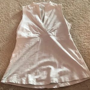 White Lululemon tank